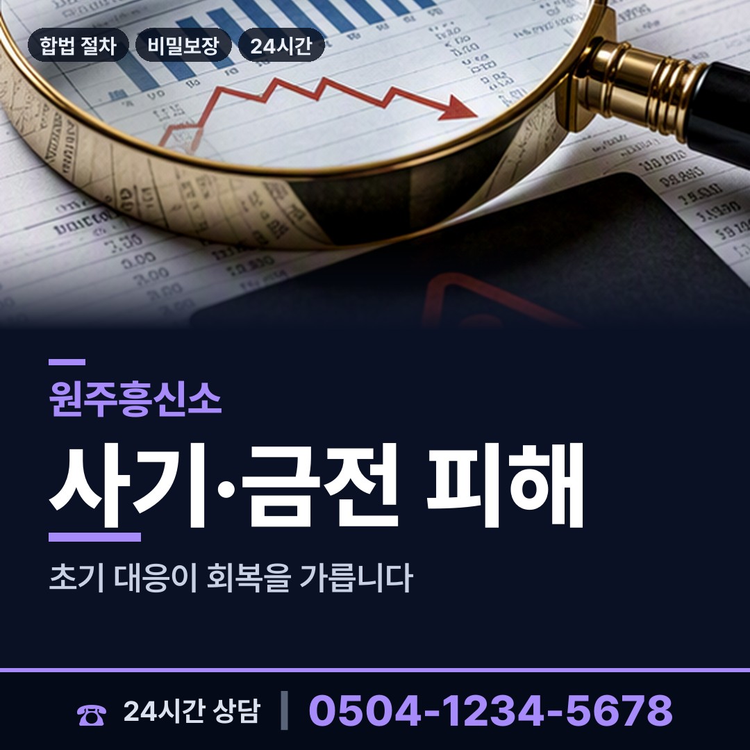 원주 단계동 탐정사무소 상담 안내